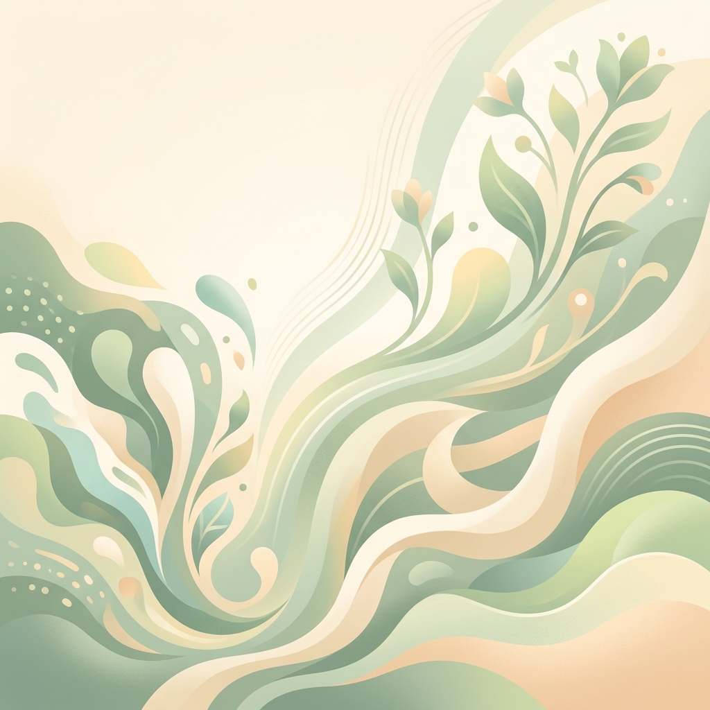 Abstract modern graphic representing growth and support
